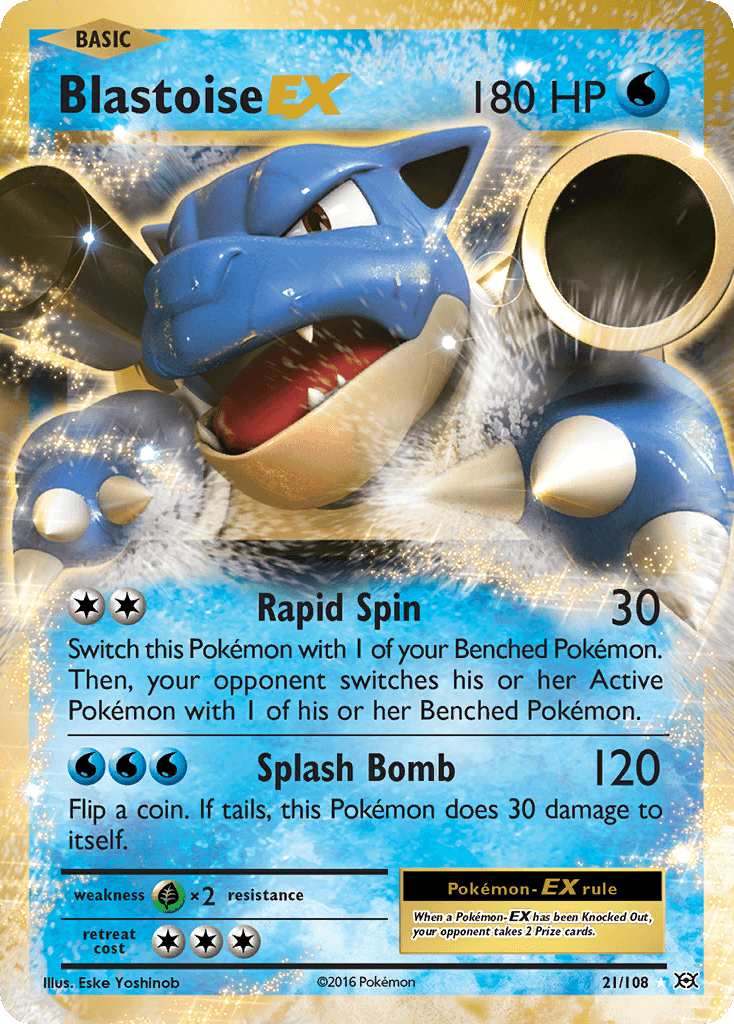 Blastoise-EX from Evolutions
