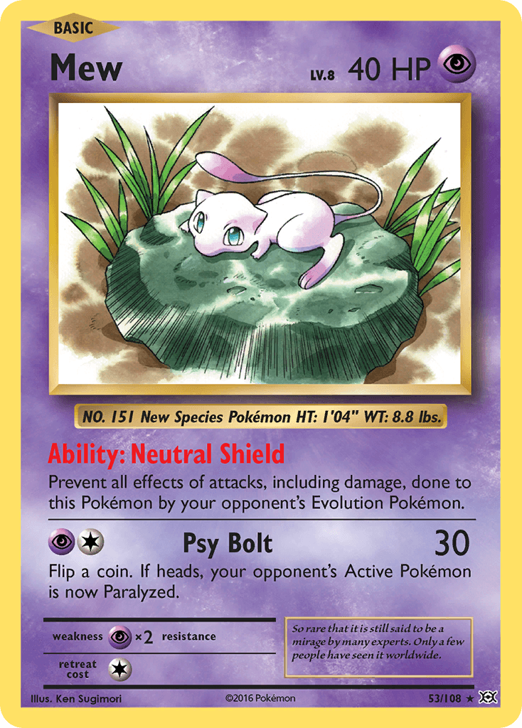 Mew from Evolutions
