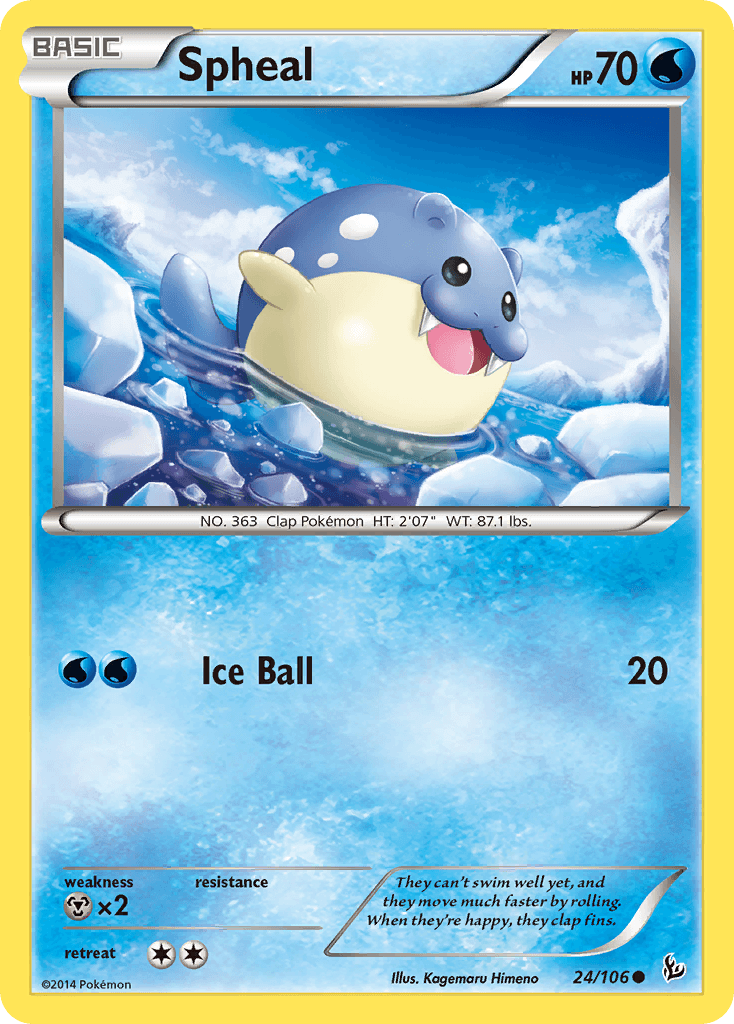 Spheal Pokémon card