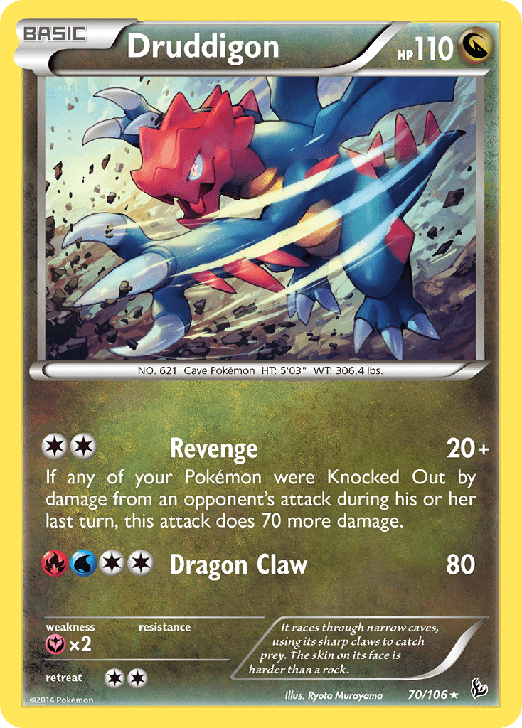 Druddigon Pokémon card