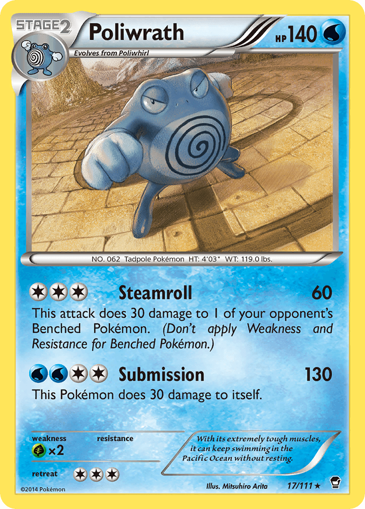 Poliwrath Pokémon card