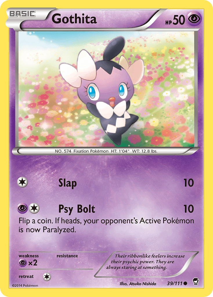 Gothita Pokémon card