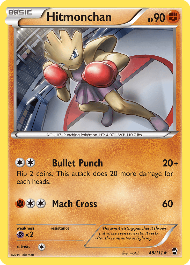 Hitmonchan Pokémon card