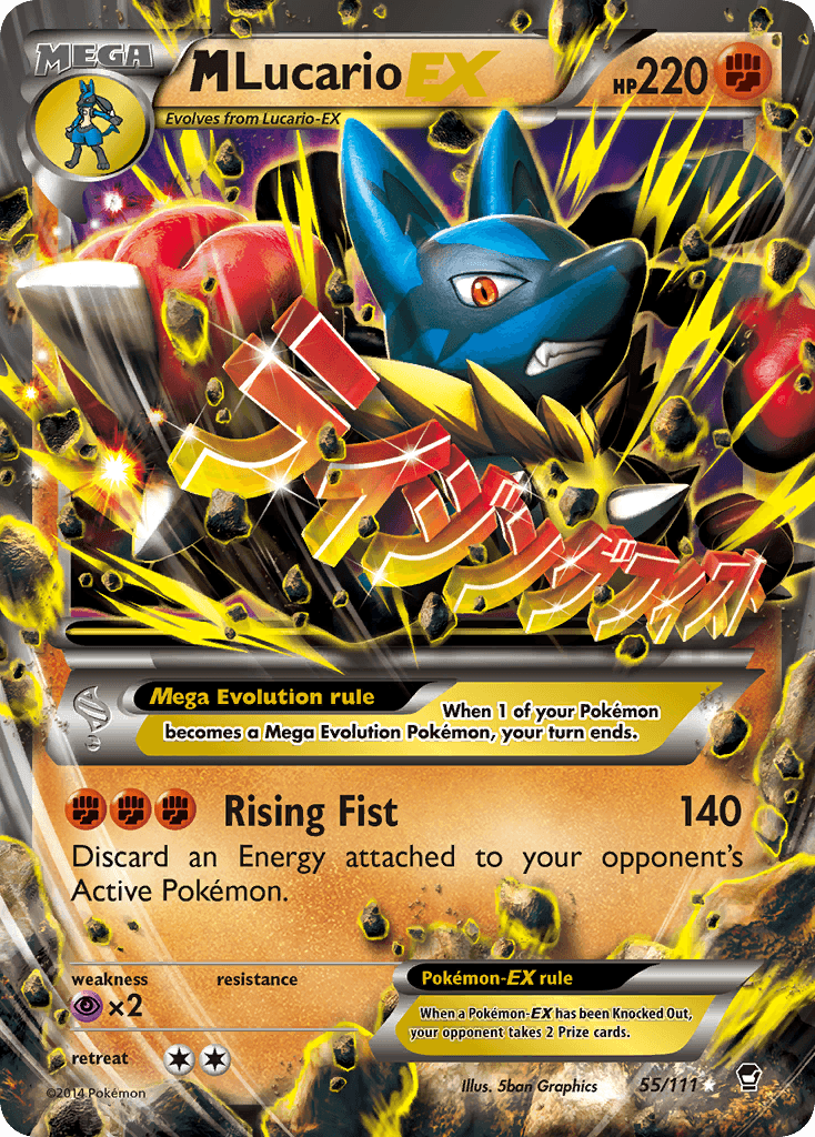 M Lucario-EX from Furious Fists