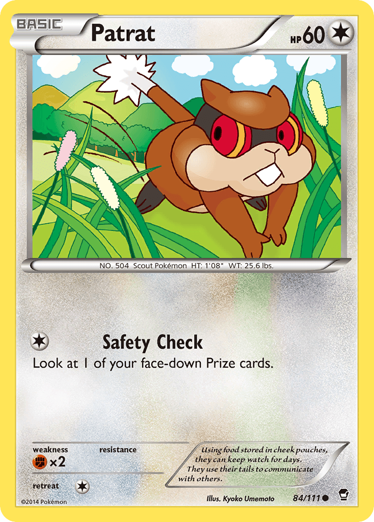Patrat Pokémon card