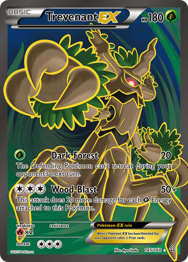 Trevenant-EX Pokémon card