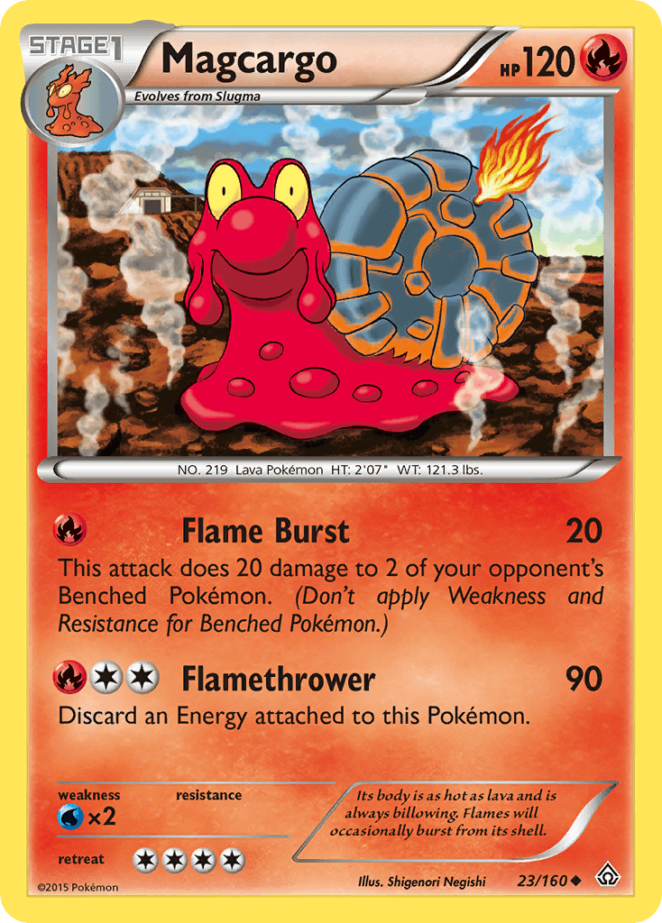 Magcargo Pokémon card