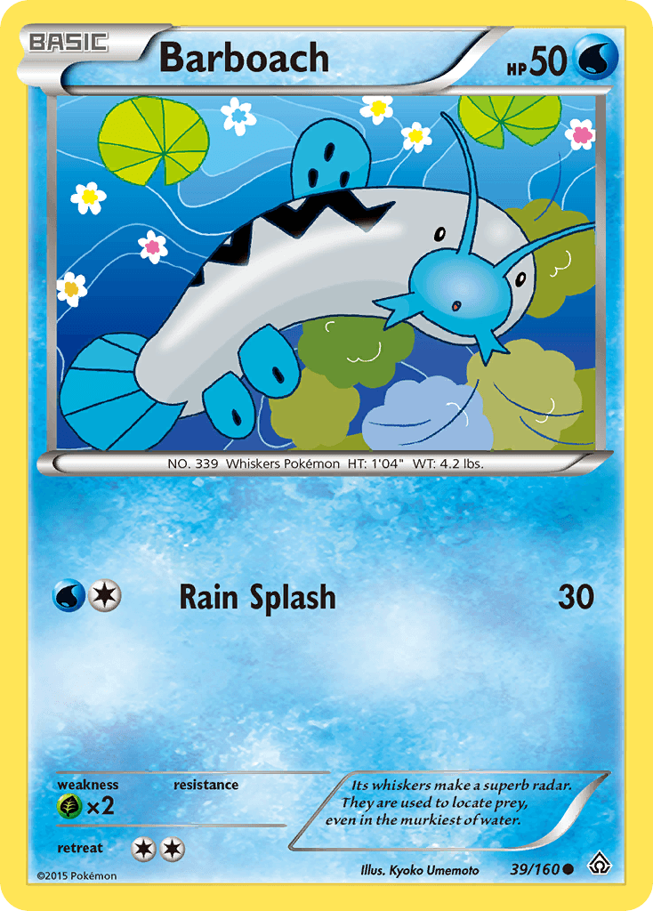 Barboach Pokémon card