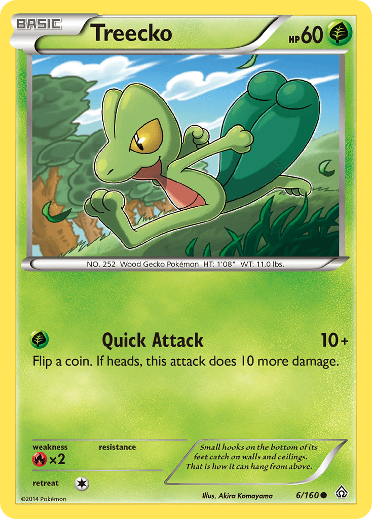 Treecko Pokémon card