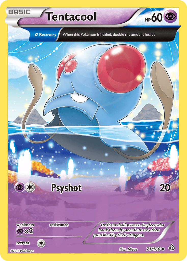 Tentacool Pokémon card