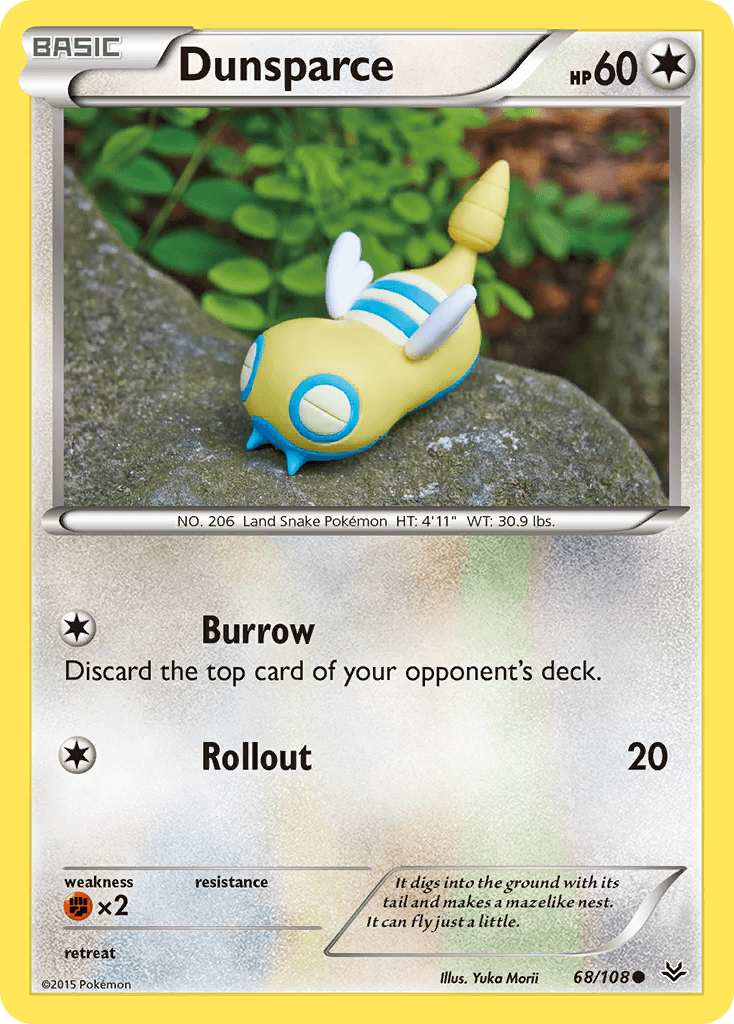 Dunsparce Pokémon card