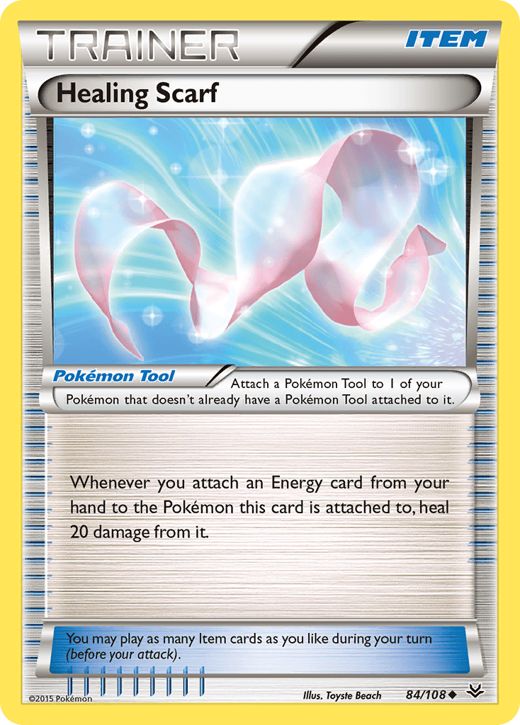 Healing Scarf Pokémon card