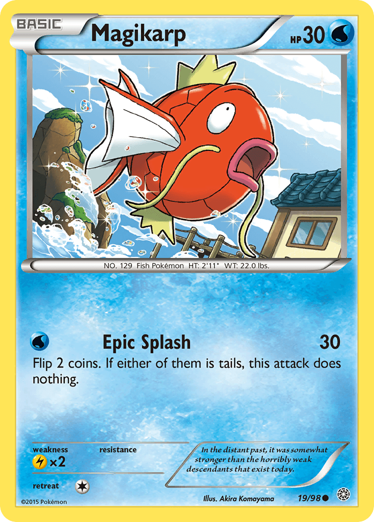 Magikarp Pokémon card