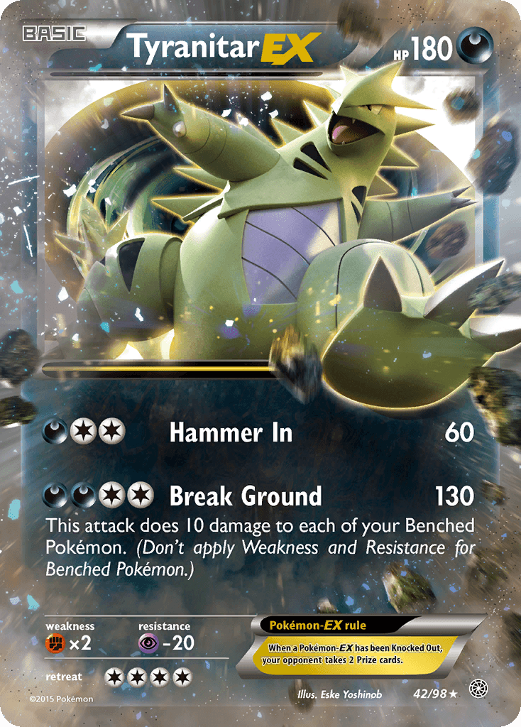Tyranitar-EX from Ancient Origins