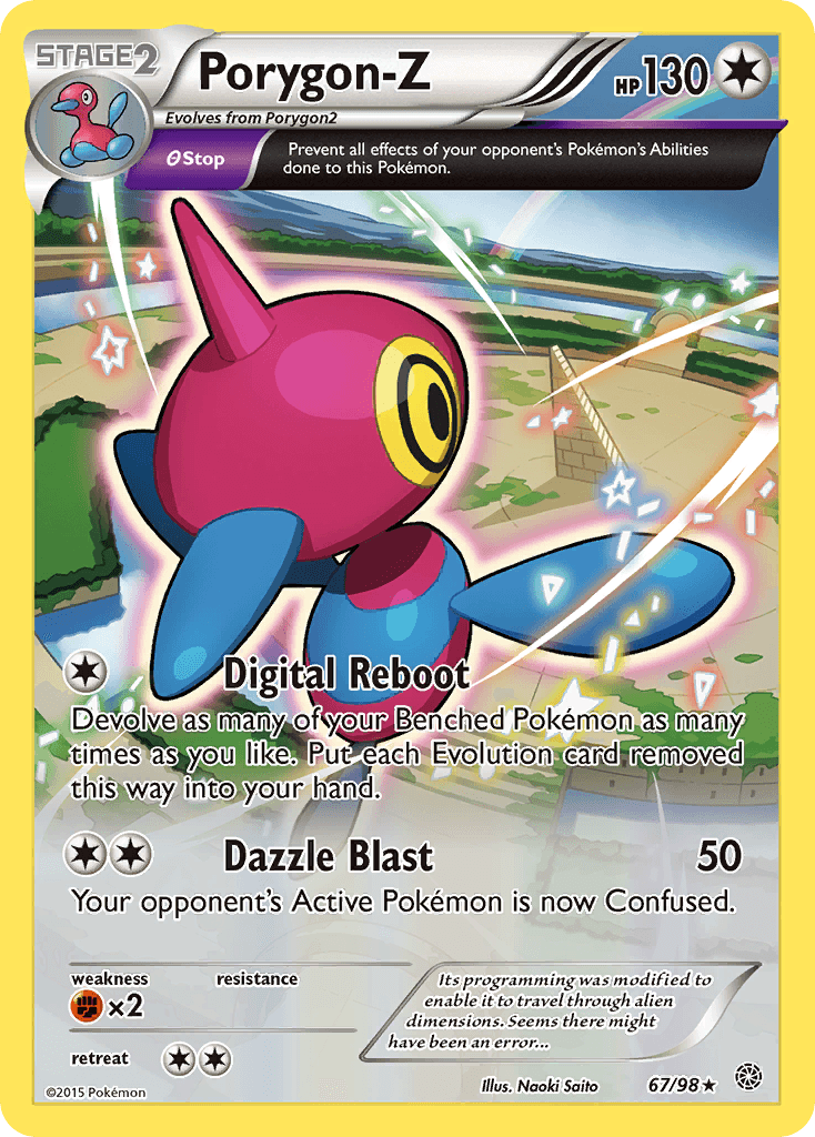 Porygon-Z Pokémon card