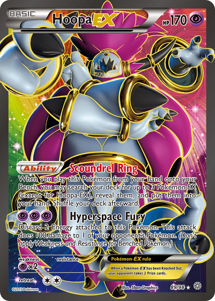 Hoopa-EX Pokémon card