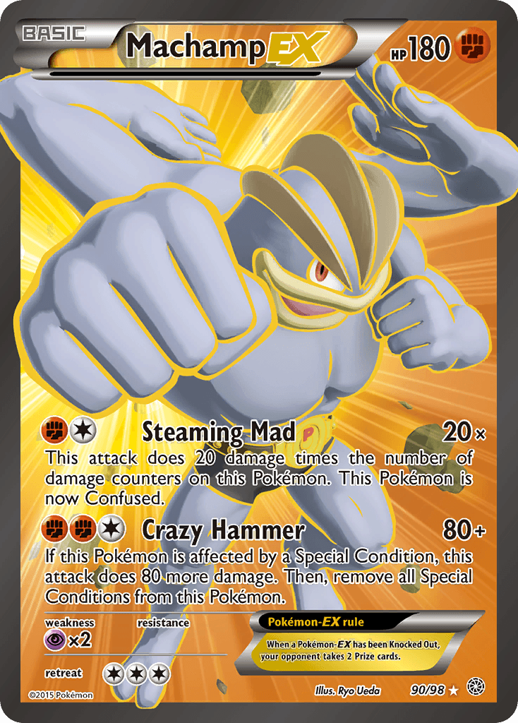 Machamp-EX Pokémon card
