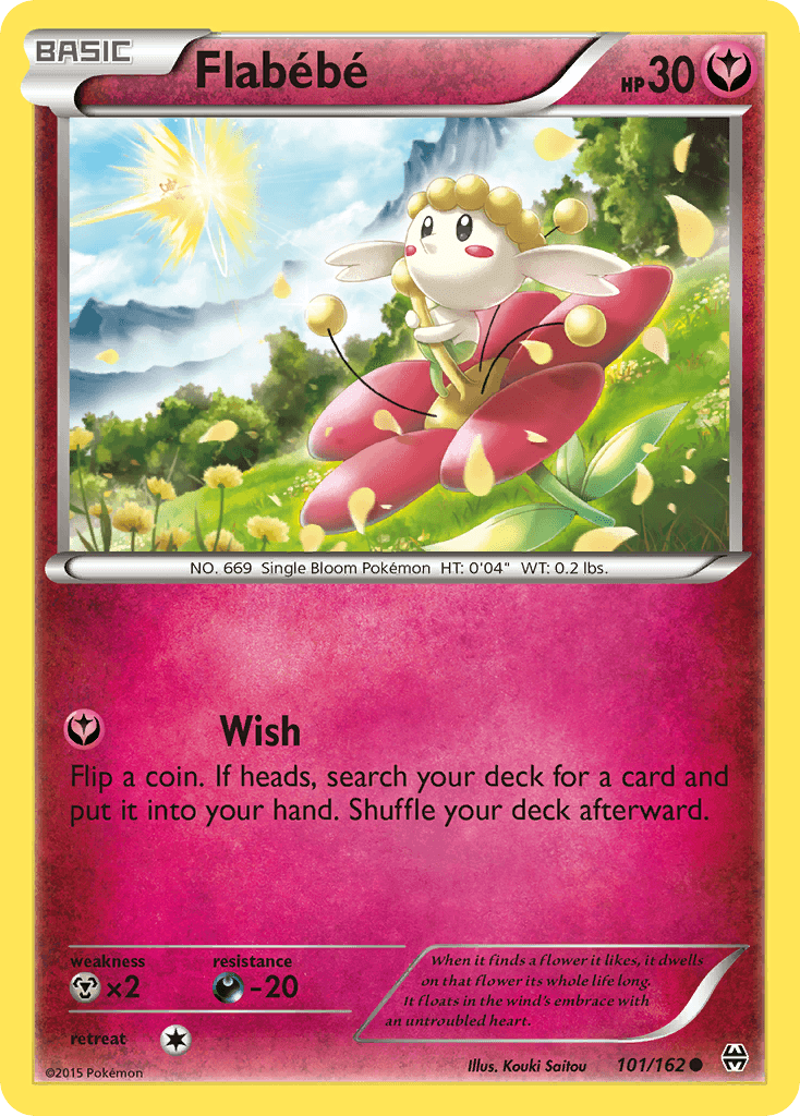 Flabébé Pokémon card