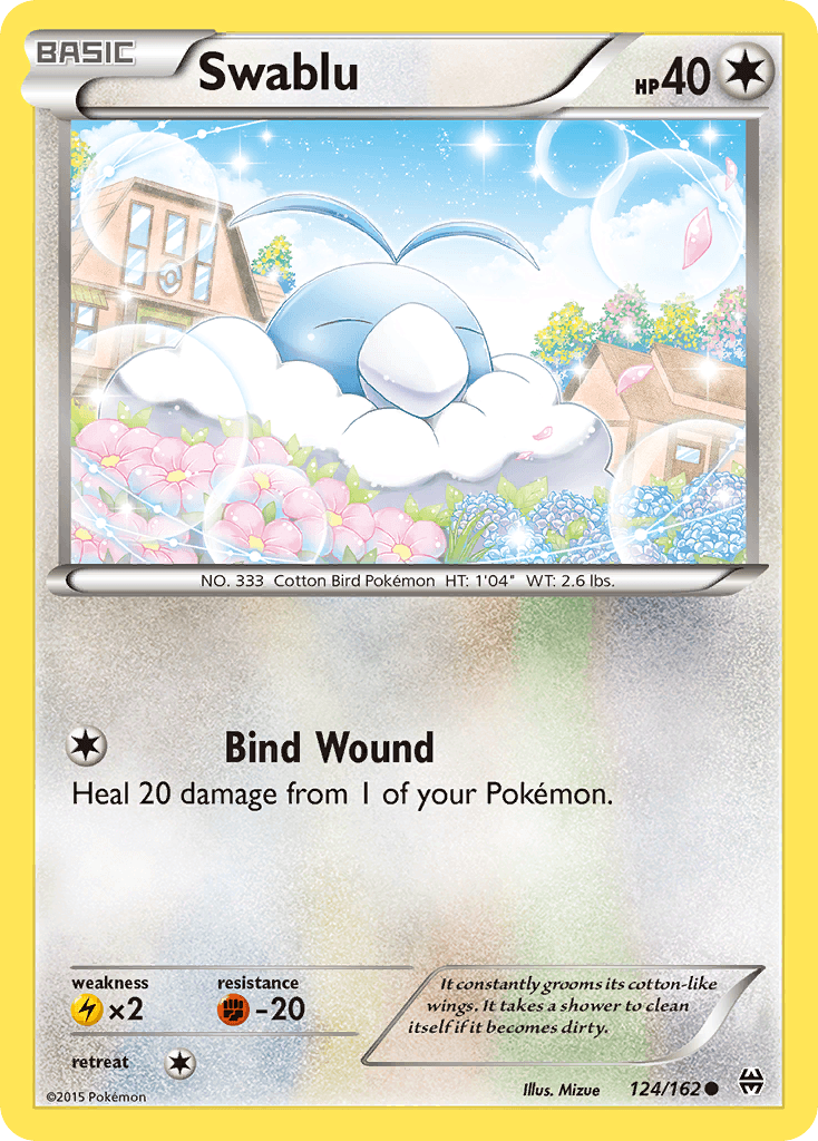Swablu Pokémon card