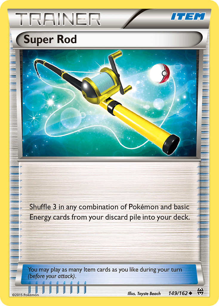 Super Rod Pokémon card