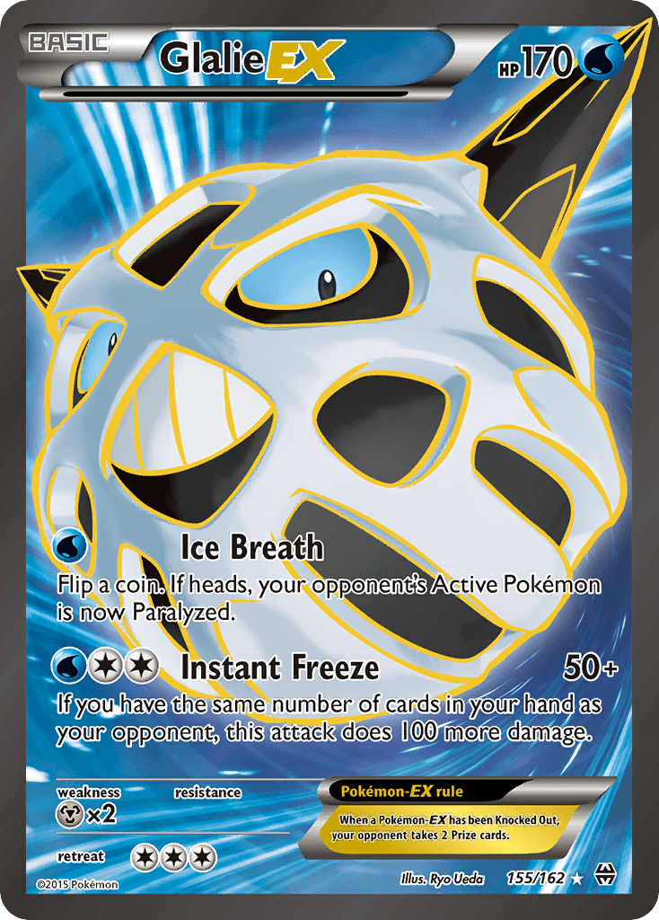 Glalie-EX Pokémon card