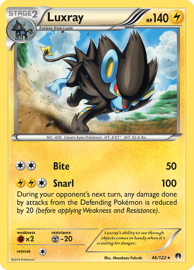 Luxray Pokémon card