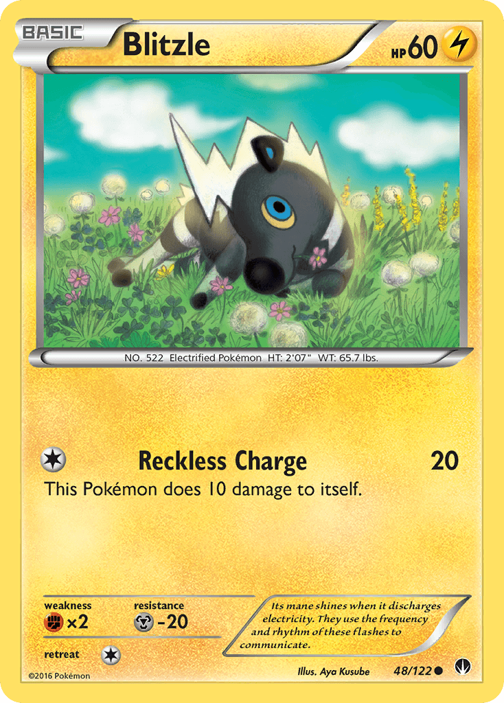 Blitzle Pokémon card