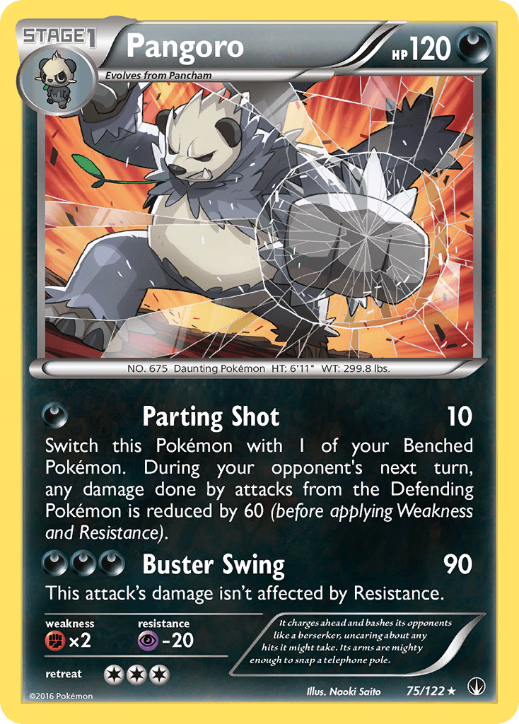 Pangoro Pokémon card