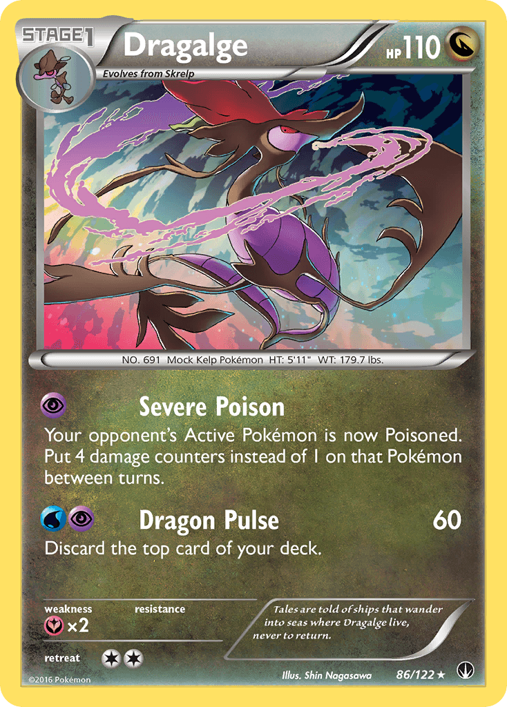 Dragalge Pokémon card