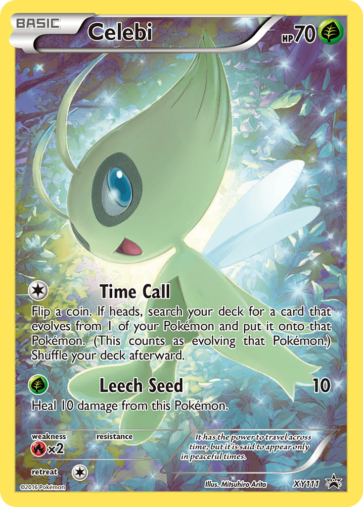Celebi from XY Black Star Promos