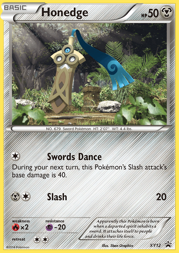 Honedge Pokémon card