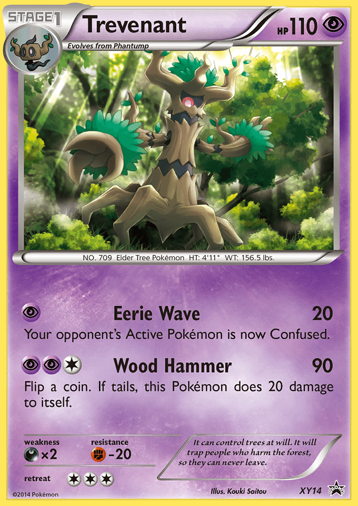 Trevenant Pokémon card