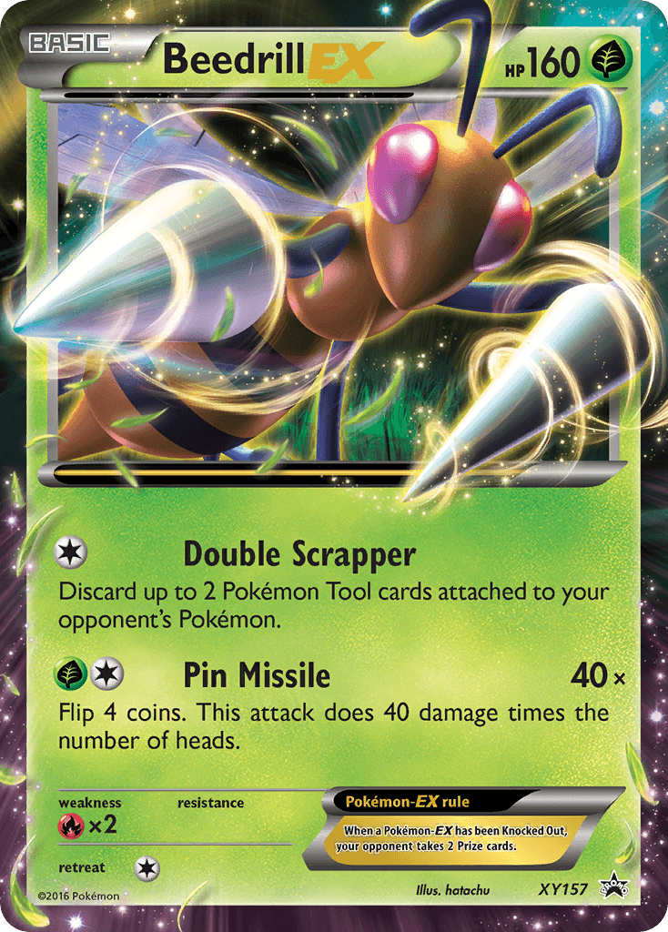 Beedrill-EX Pokémon card