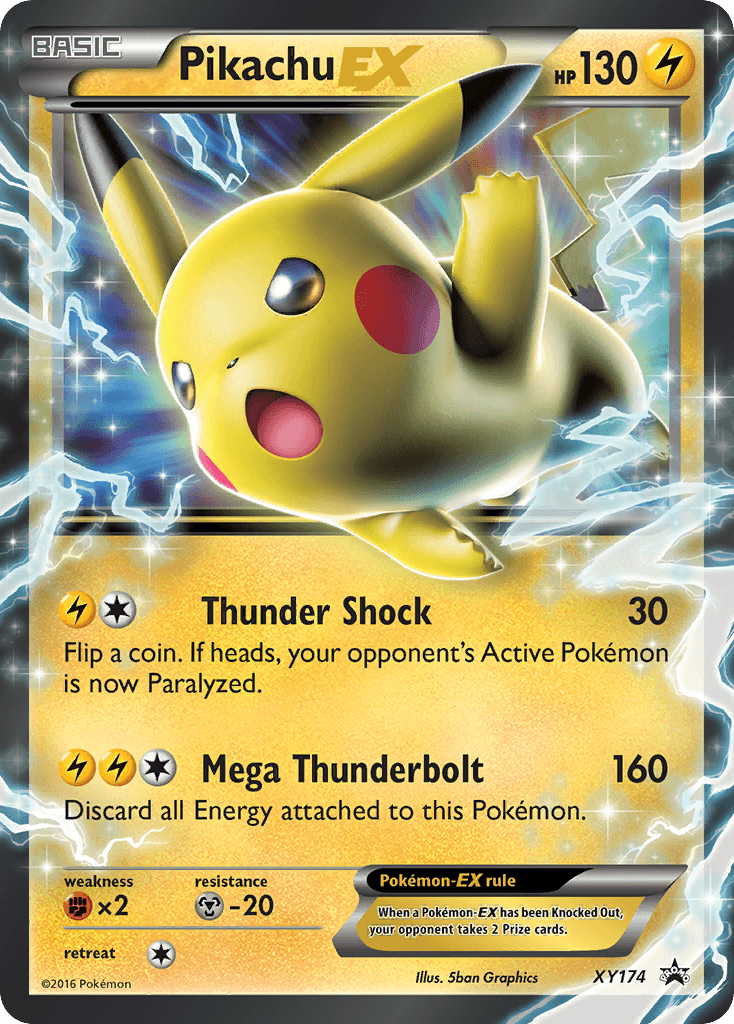Pikachu-EX Pokémon card