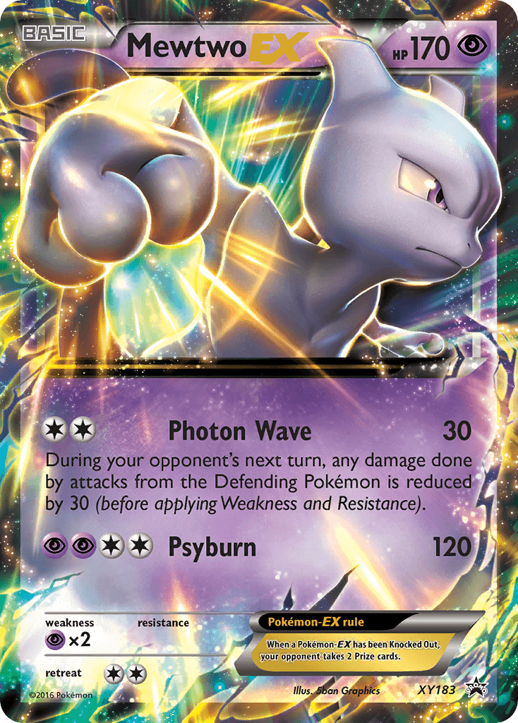 Mewtwo-EX from XY Black Star Promos