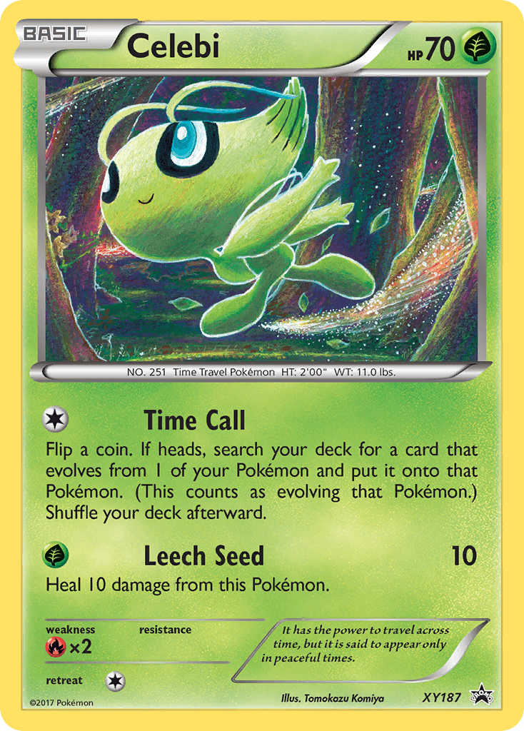 Celebi from XY Black Star Promos