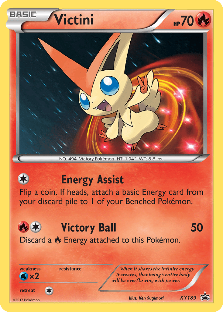 Victini Pokémon card