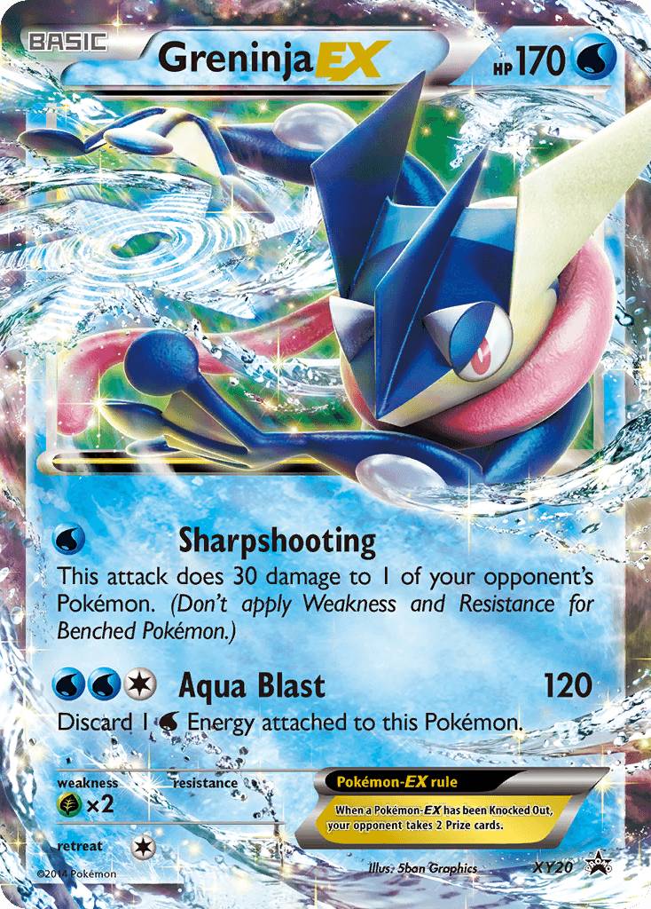 Greninja-EX from XY Black Star Promos