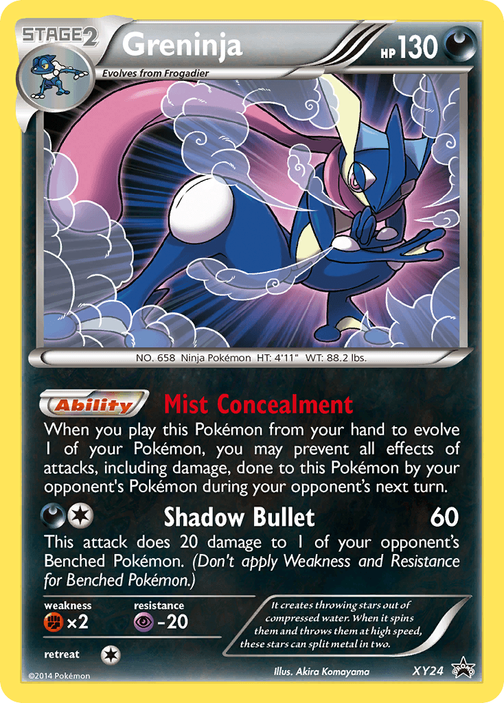 Greninja from XY Black Star Promos