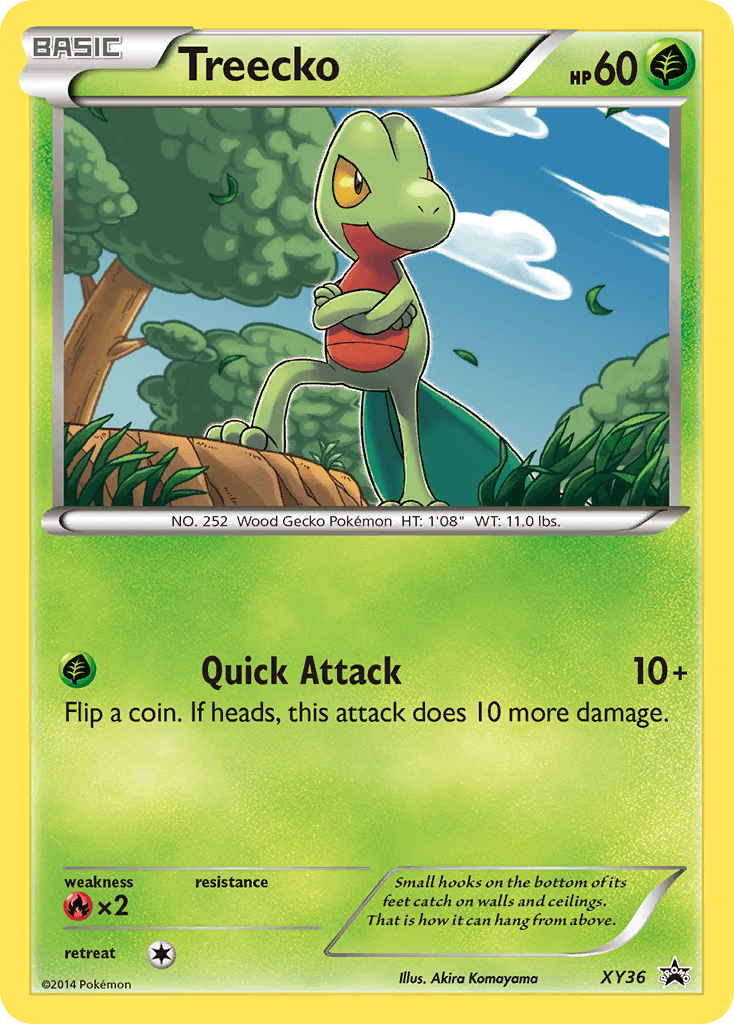 Treecko Pokémon card