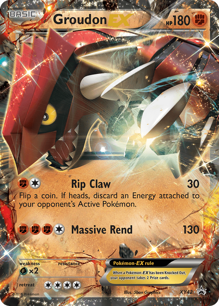 Groudon-EX from XY Black Star Promos
