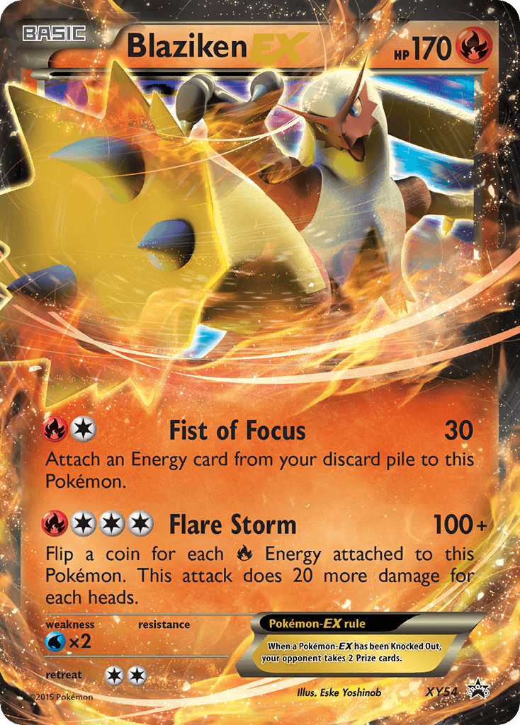 Blaziken-EX from XY Black Star Promos