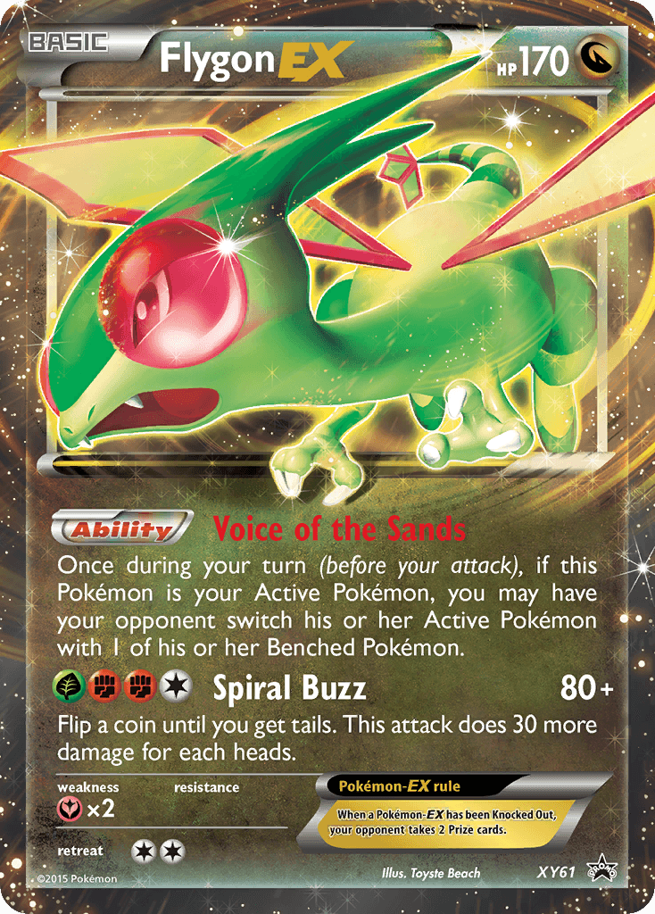 Flygon-EX Pokémon card