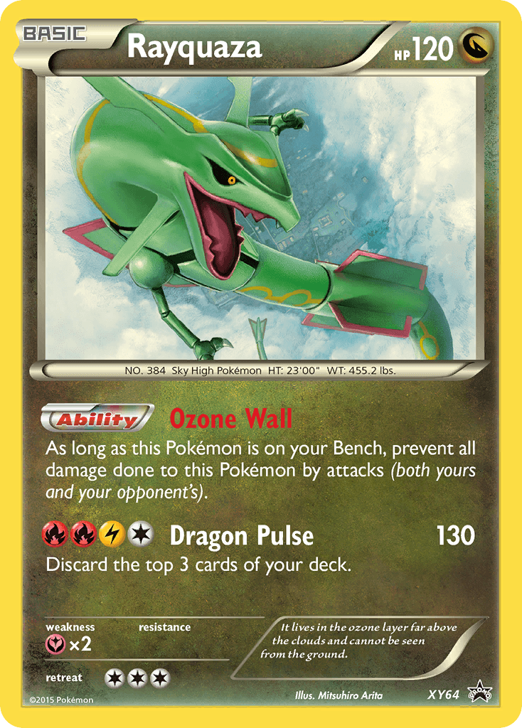 Rayquaza from XY Black Star Promos