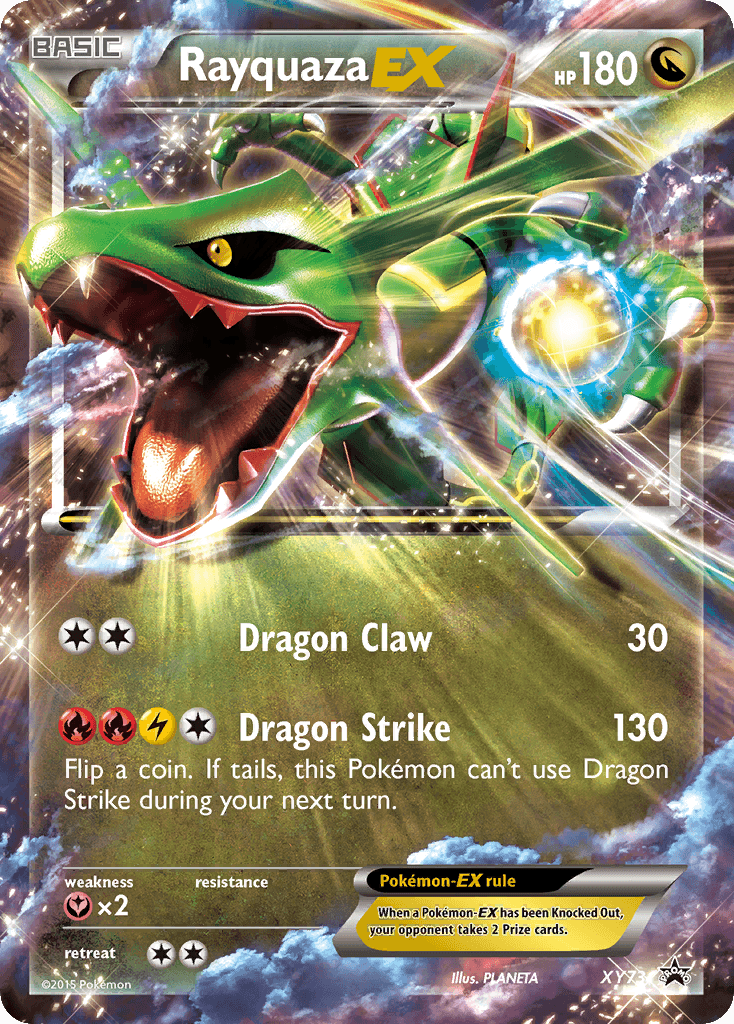 Rayquaza-EX from XY Black Star Promos