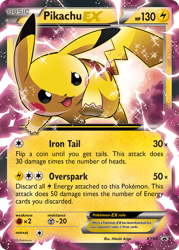 Pikachu-EX from XY Black Star Promos