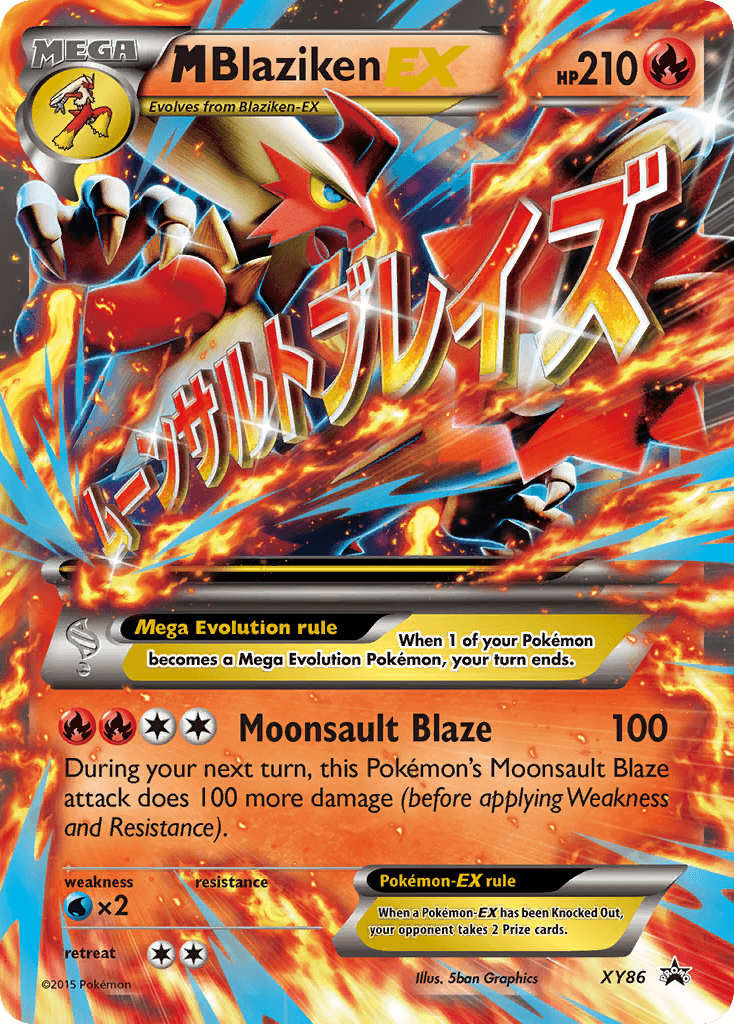 M Blaziken-EX from XY Black Star Promos
