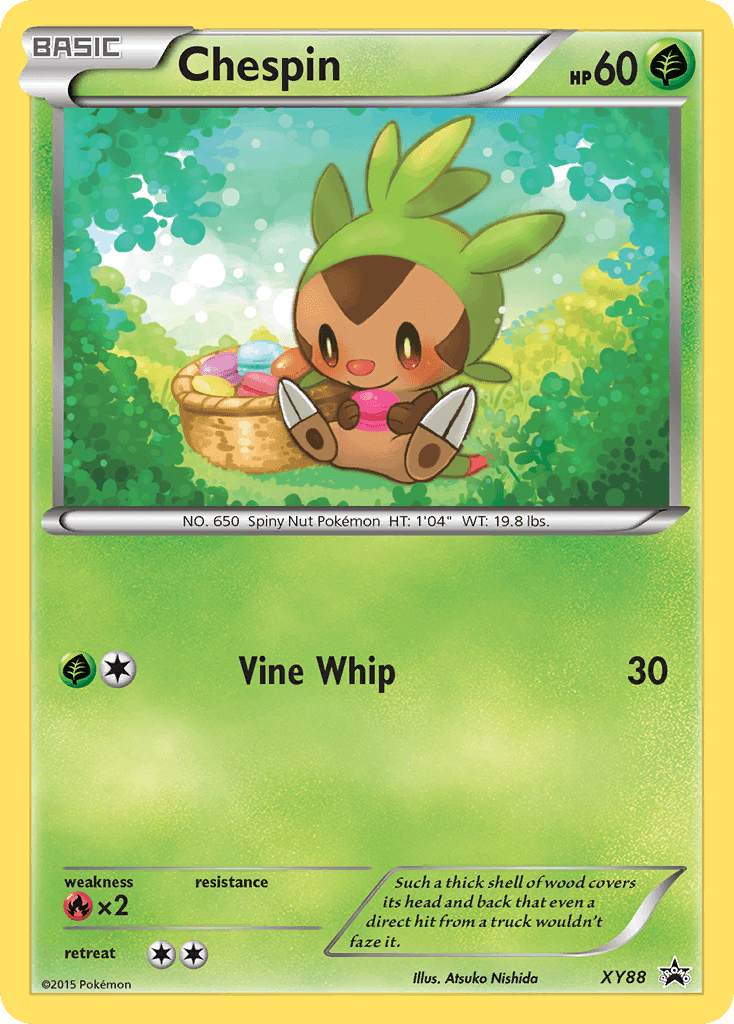 Chespin Pokémon card