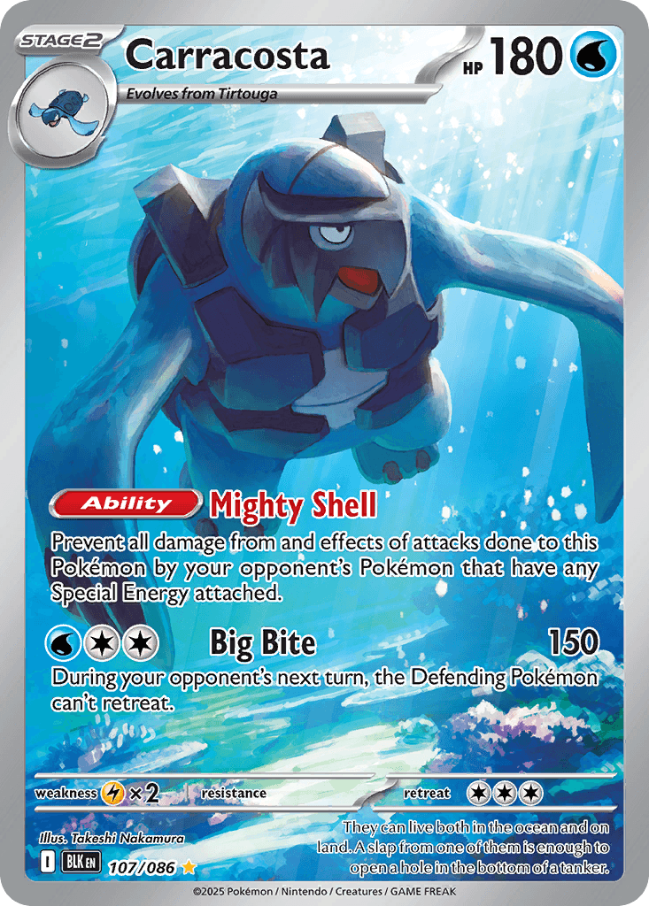 Carracosta Pokémon card