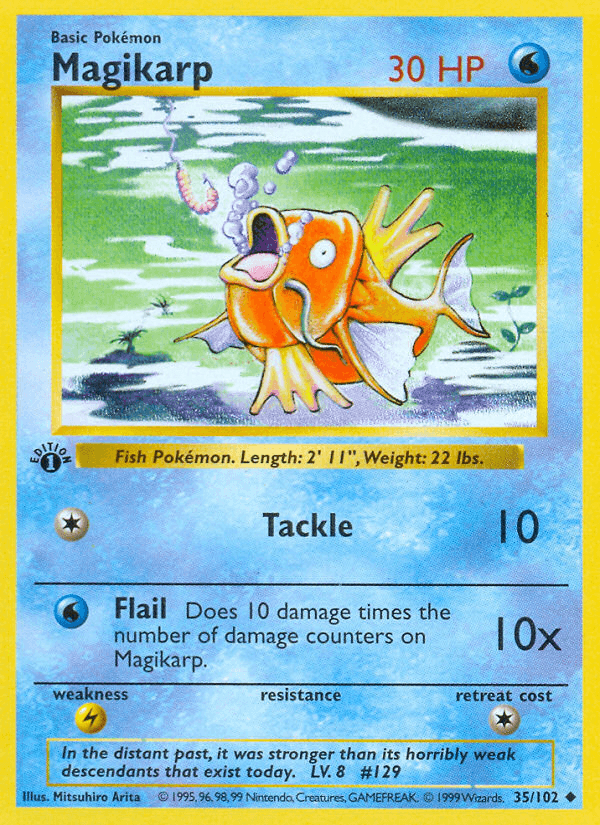 Magikarp Pokémon card